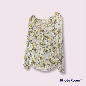 Lucky Brand peasant blouse